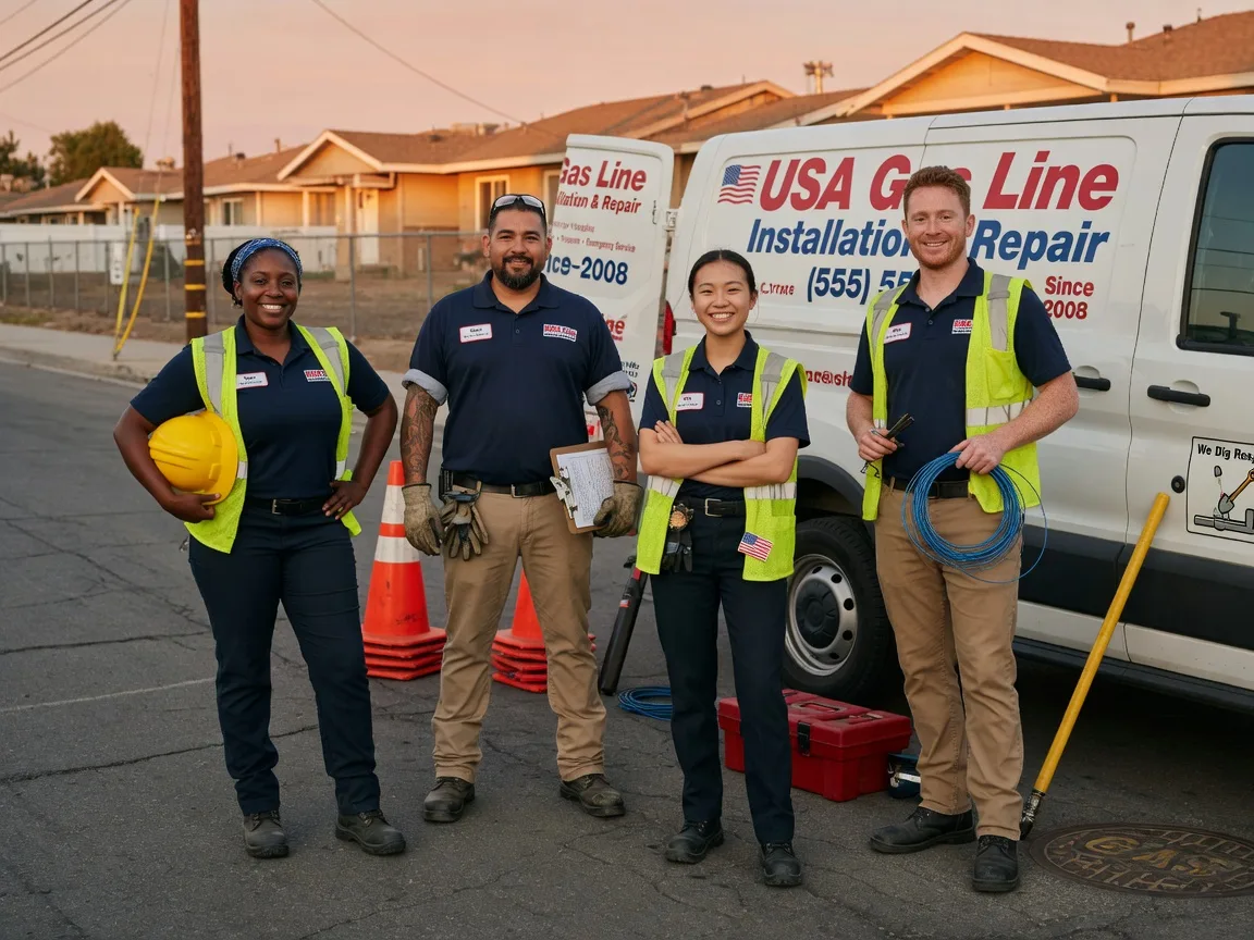 Gas Line Installation company in Plaza, ND